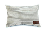 Designed by Lotte Hoofdkussen Ribbed Lichtgrijs