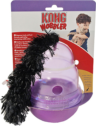 Kong Wobbler met catnip staart